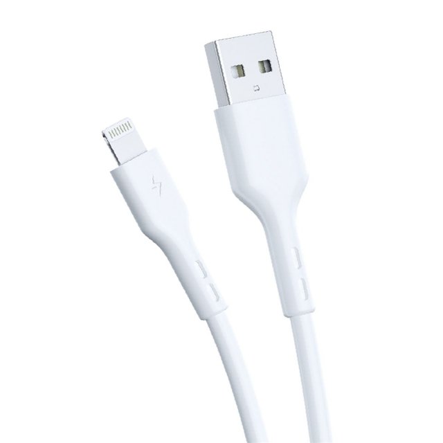 Kablovi, adapteri i punjači - kabl ms usb-a 2.0 lightning 3a 1m beli - Avalon ltd