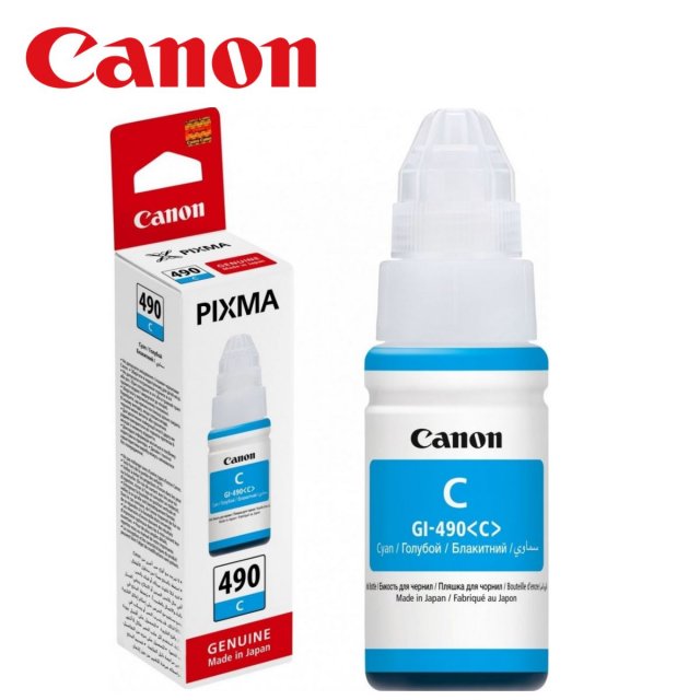 Štampači, skeneri i oprema - SUPP INK CAN GI490 CYAN 0664C001 - Avalon ltd