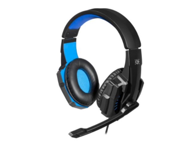 Računarske periferije i oprema - DEFENDER SLUSALICE, WARHEAD G-390 LED, GAMING HEADSET, BLACK+BLUE, CABLE 1.8 M - Avalon ltd