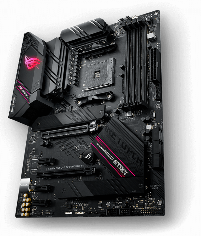 Računarske komponente - ASUS AMD Ryzen MB - ROG STRIXB550-F GAMING,  4*DDR4 5100MHz, DP/HDMI, Dual M.2, USB 3.2 - Avalon ltd