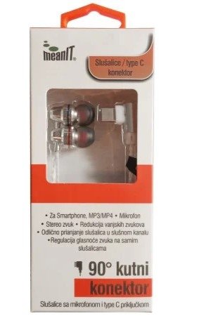 Računarske periferije i oprema - MeanIT Slušalice univerzalne in-ear type-c - SLUNI6 - Avalon ltd