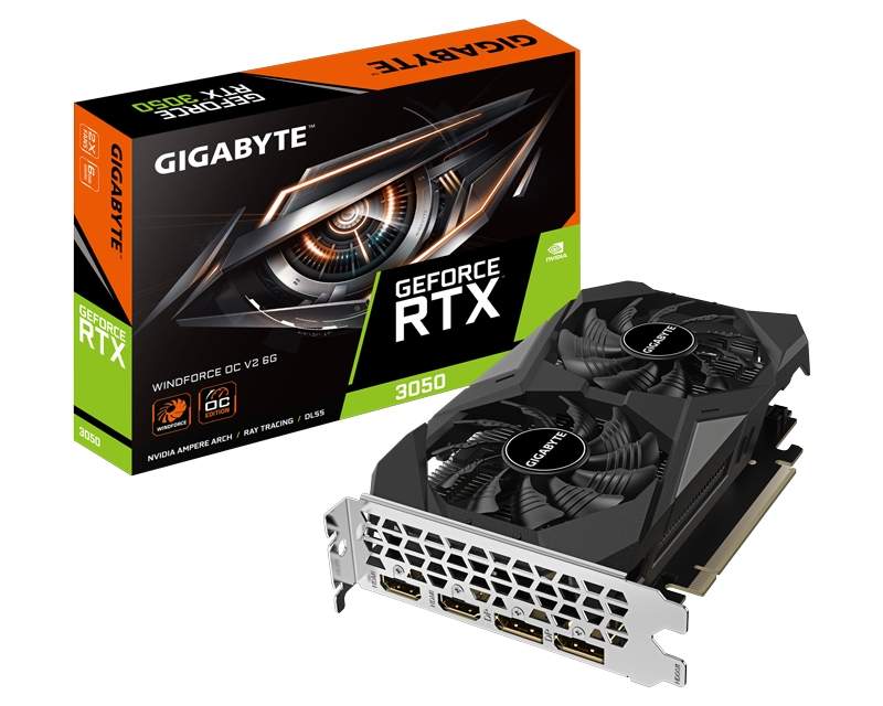 Računarske komponente - GIGABYTE nVidia GeForce RTX 3050 6GB 96bit GV-N3050WF2OCV2-6GD - Avalon ltd