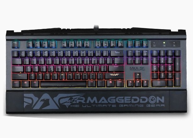 Računarske periferije i oprema - POWERLOGIC MKA-9C BLUE GEJMERSKA MEHANICKA TASTATURA - Avalon ltd