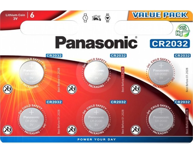 Baterije, UPS i oprema - Panasonic BATERIJE CR-2032EL / Komad - Avalon ltd