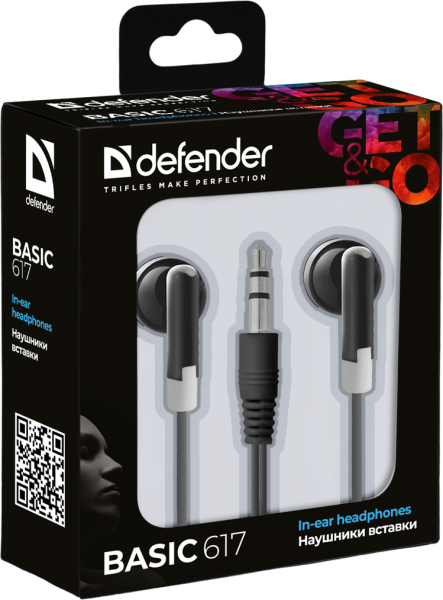 Računarske periferije i oprema - DEFENDER BASIC 617 IN EAR HEADPHONES BLAC - Avalon ltd