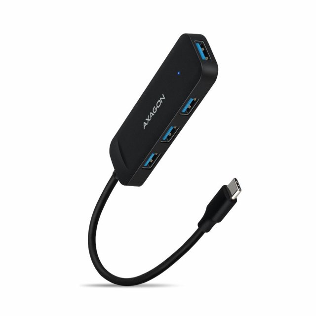 Računarske periferije i oprema - AXAGON USB HUB USB C--->4XUSB 3.2 SUPERSPEED TRAVEL 20 CM - Avalon ltd