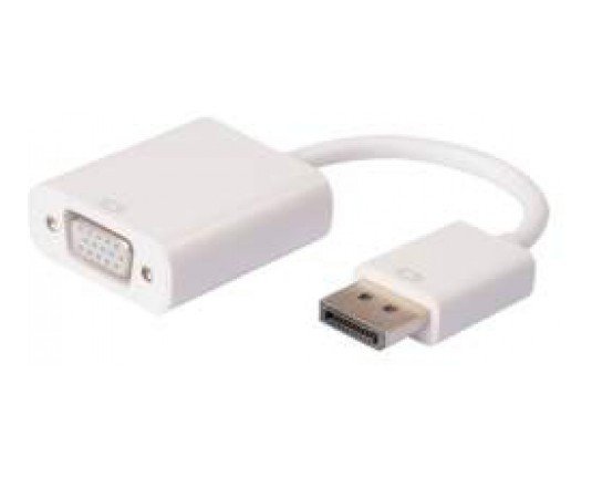 Kablovi, adapteri i punjači - E-GREEN ADAPTER DISPLAYPORT(M) TO VGA (F) WHITE - Avalon ltd