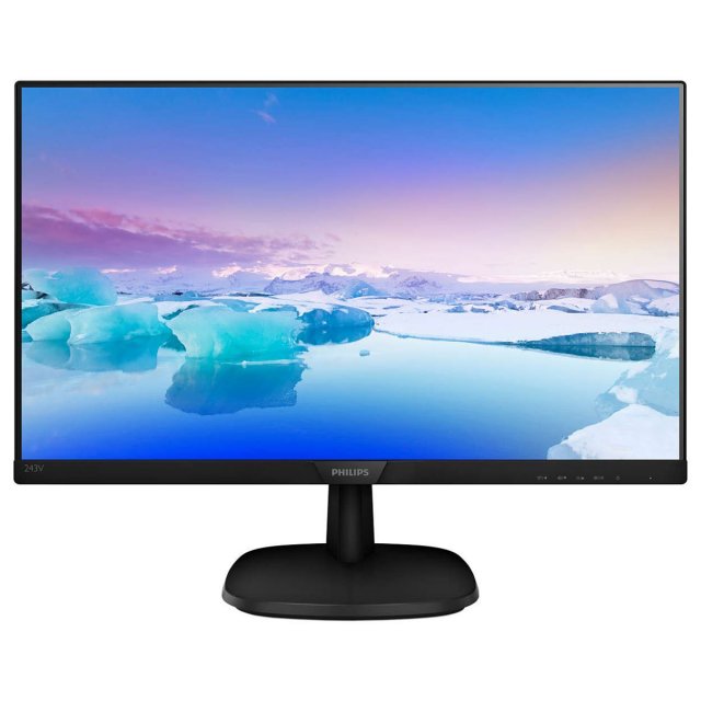 Monitori - PHILIPS 24 243V7QDSB IPS DVI VGA HDMI MONITOR - Avalon ltd