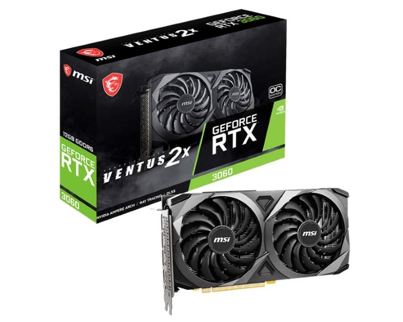 Računarske komponente - MSI nVidia GeForce RTX 3060 12GB 192bit RTX 3060 VENTUS 2X 12G OC LHR - Avalon ltd