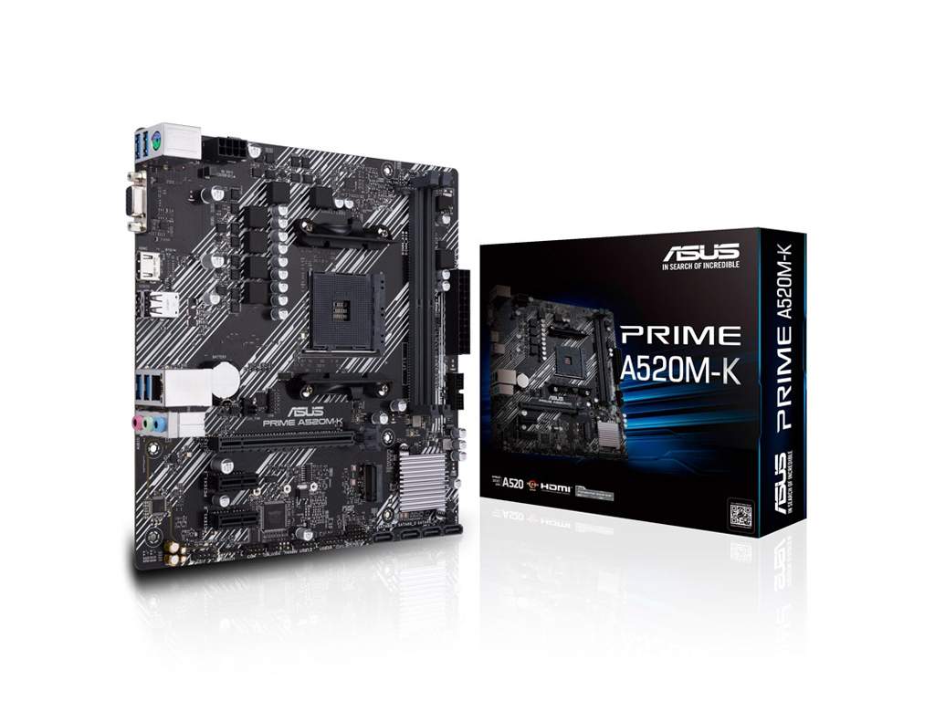 Računarske komponente - ASUS AMD Ryzen MB PRIME A520M-K, 2*DDR4 DIMM 4866MHz, M.2, RAID, VGA/HDMI, USB 3.2, AM4 - Avalon ltd