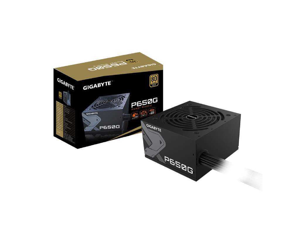 Računarske komponente - GIGABYTE GP-P650G 650W Power Supply, 80 PLUS Gold certified, 120mm Silent (HYB) Fan - Avalon ltd