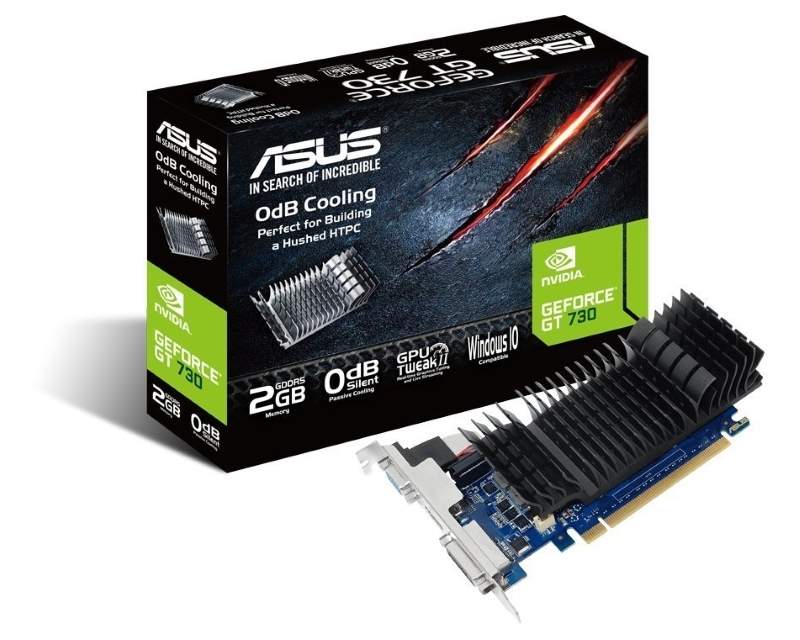 Računarske komponente - ASUS nVidia GeForce GT 730 2GB 64bit GT730-SL-2GD5-BRK - Avalon ltd