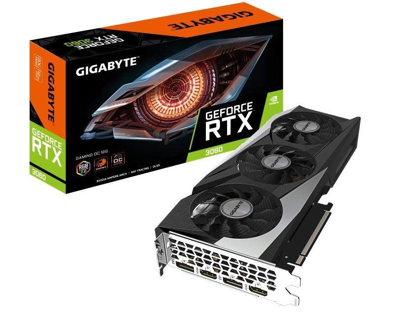 Računarske komponente - GIGABYTE nVidia GeForce RTX 3060 12GB 192bit GV-N3060GAMING OC-12GD rev 2.0 LHR - Avalon ltd