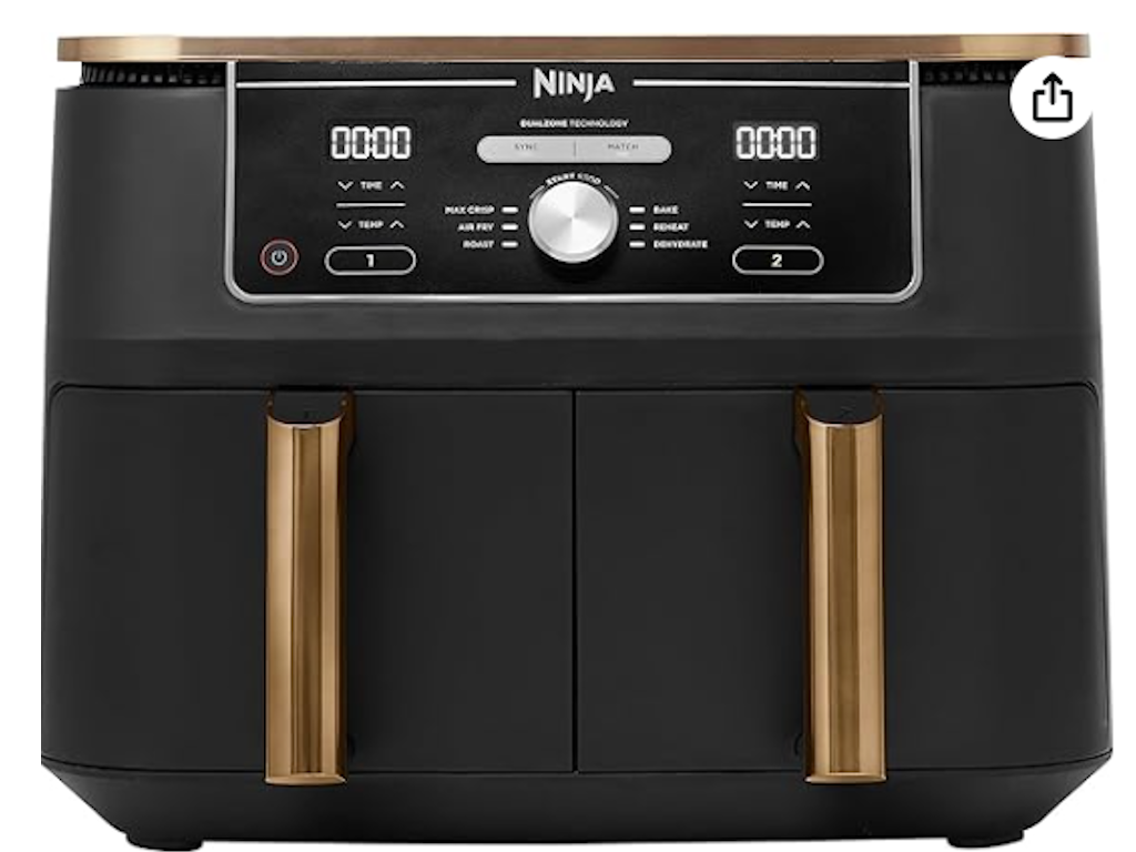 Mali kućanski aparati - NINJA AF400EU, Airfryer, dupla korpa, 9.5L, dozvoljeno pranje u mašini - Avalon ltd