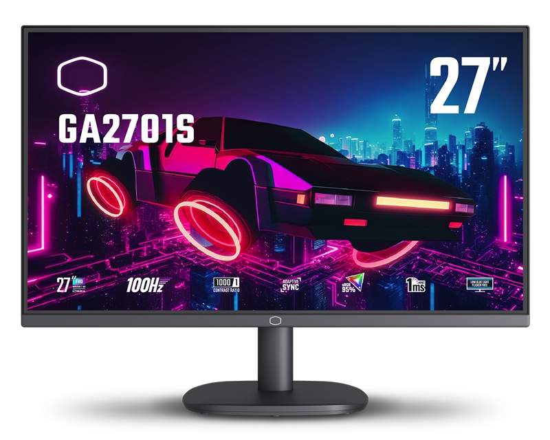 Monitori - COOLER MASTER 27 inca GA2701S FHD Gaming monitor (CMI-GA2701S-EK) - Avalon ltd