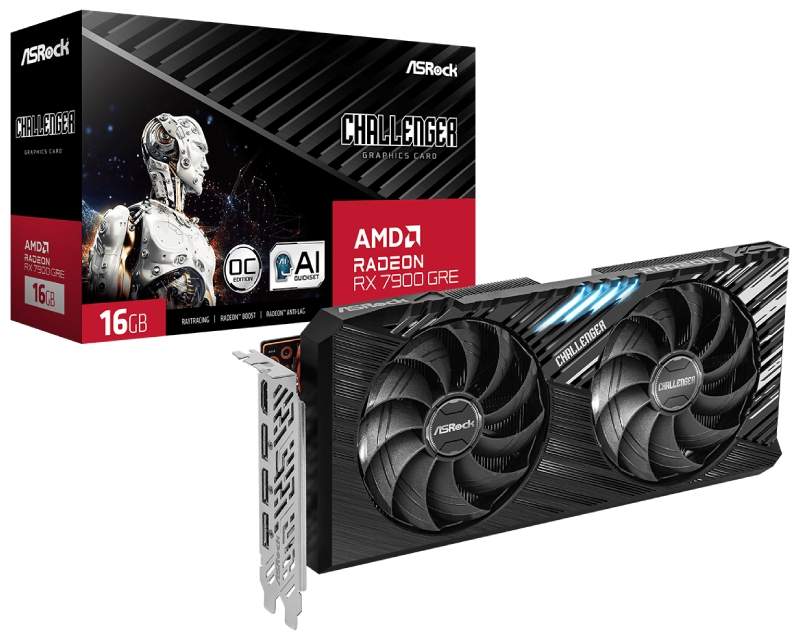 Računarske komponente - ASROCK AMD Radeon RX 7900 GRE 16GB 256bit RX 7900 GRE Challenger 16G OC - Avalon ltd