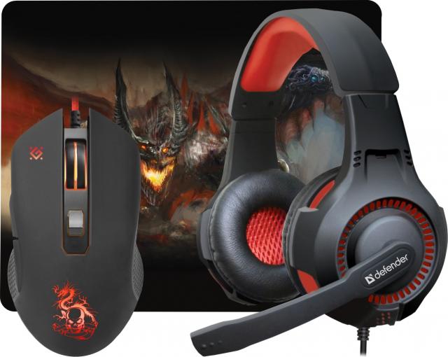 Računarske periferije i oprema - GAMING COMBO DEVOURER MHP-006 (HEADPHONES/MOUSE/MOUSEPAD) - Avalon ltd