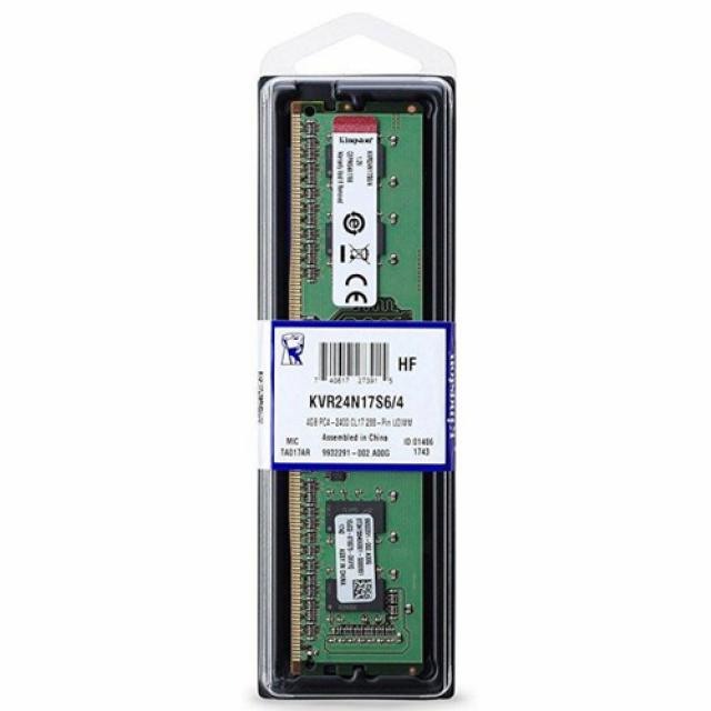 Računarske komponente - KINGSTON 4GB DDR4 2400MHz CL17 288-PIN - Avalon ltd