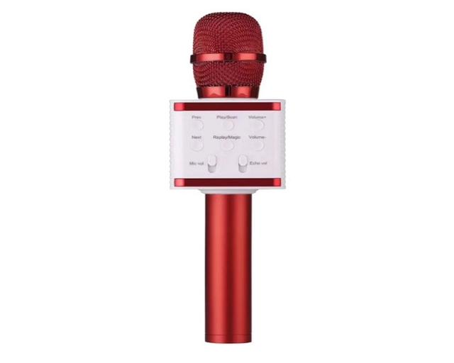 Računarske periferije i oprema - WSTER KARAOKE BLUETOOTH MIKROFON V7 CRVENI - Avalon ltd