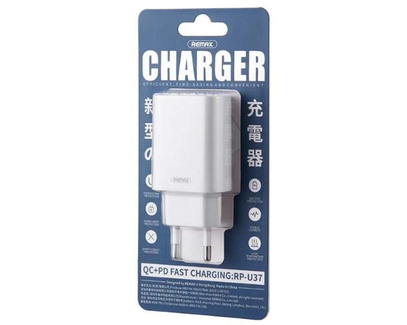 Kablovi, adapteri i punjači - RP-U37 Punjac USB/USB tip-C - Avalon ltd