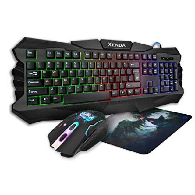 Računarske periferije i oprema - TASTATURA XENDA MKP-008 GAMING COMBO SET (TASTATURA+MIS+PODLOGA) - Avalon ltd