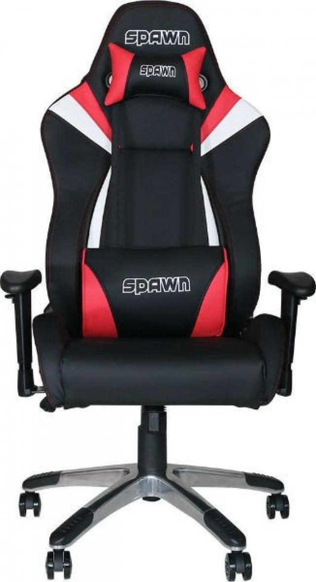 Gaming konzole i oprema - Spawn Hero Series, Gejmerska stolica, Čelična osovina,Naslon za ruke podesiv po visini, Točkovi od tvrde plastike, nosivost:150kg, Boja Crno/Crvena - Avalon ltd