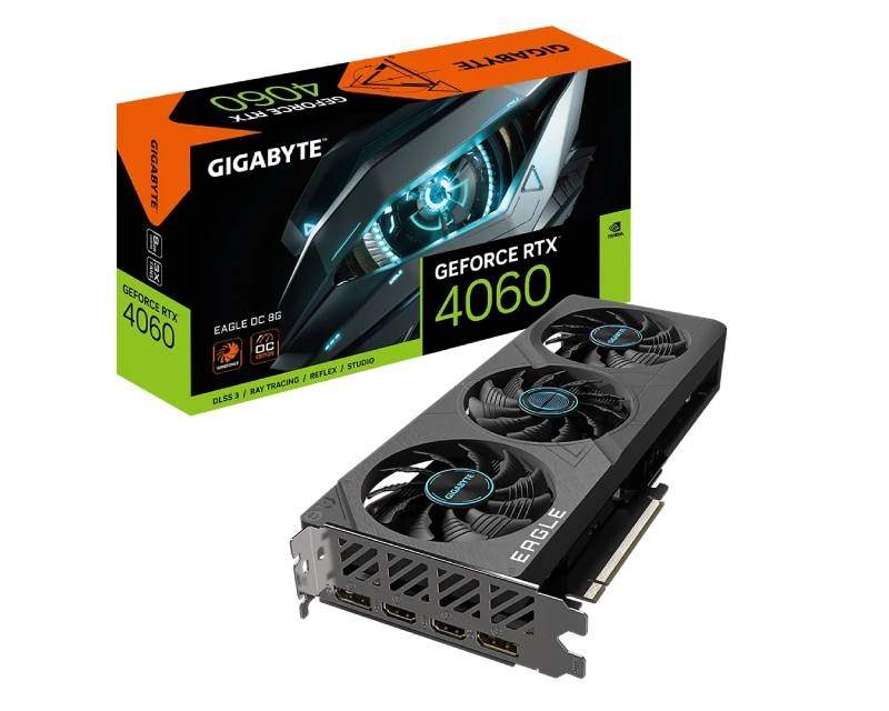 Računarske komponente - GIGABYTE nVidia GeForce RTX 4060 8GB 128bit GV-N4060EAGLE OC-8GD - Avalon ltd