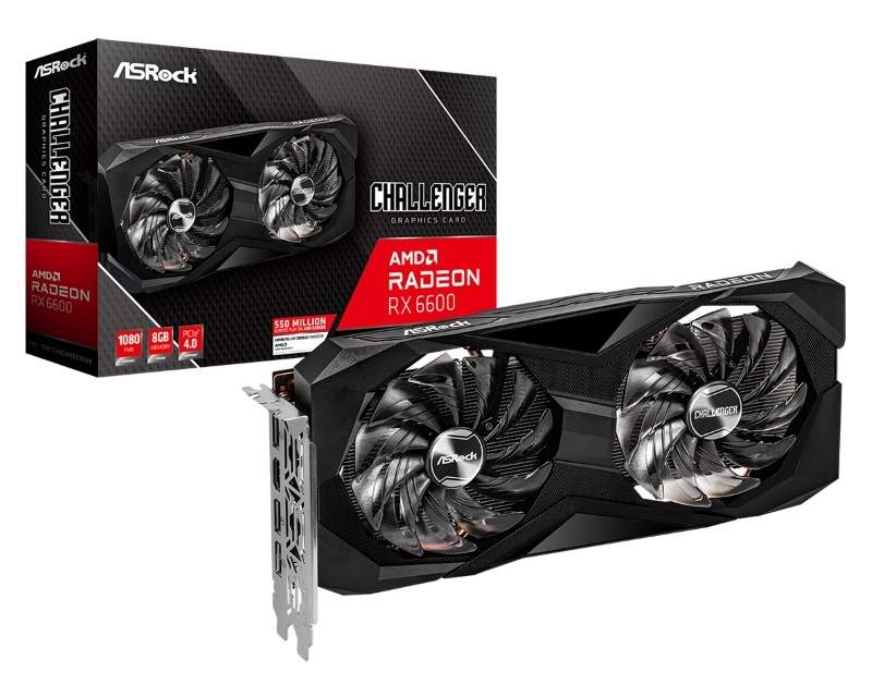 Računarske komponente - ASROCK AMD Radeon RX 6600 8GB 128bit RX 6600 Challenger D 8G - Avalon ltd